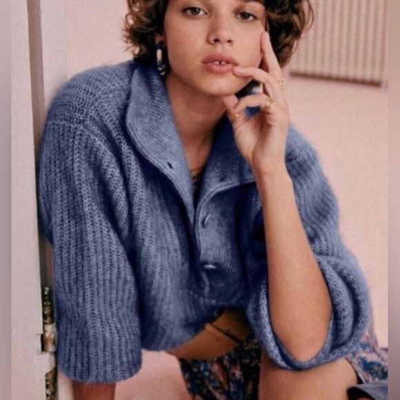 Sézane Micky Jumper • Bleu Vintage - Picture 2 of 4